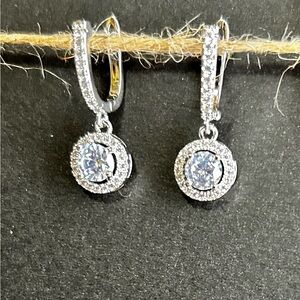 Elegant Silver Drop Earrings